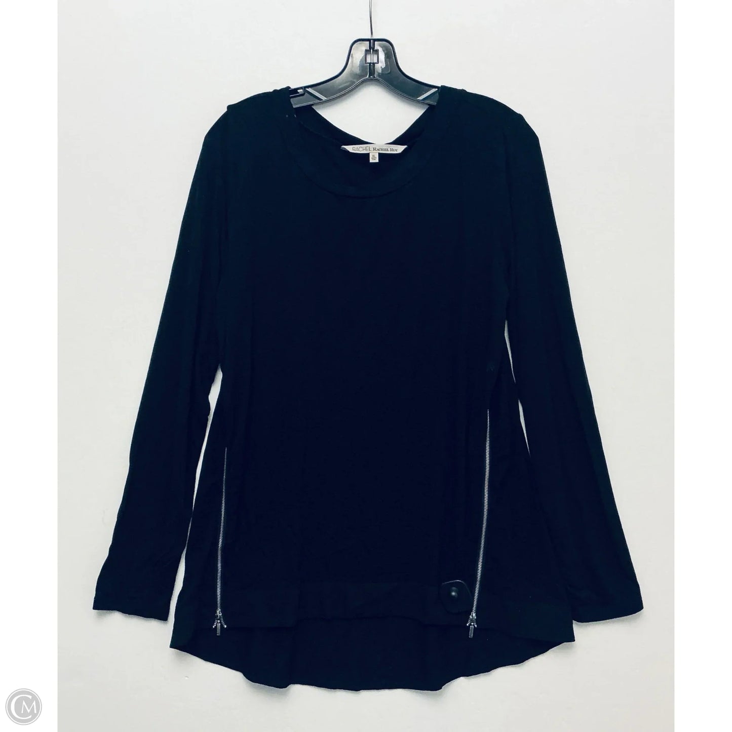 Top Long Sleeve By Rachel Roy In Black, Size: Xl