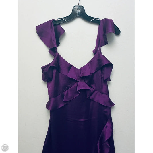 Dress Party Long By Express In Purple, Size: M