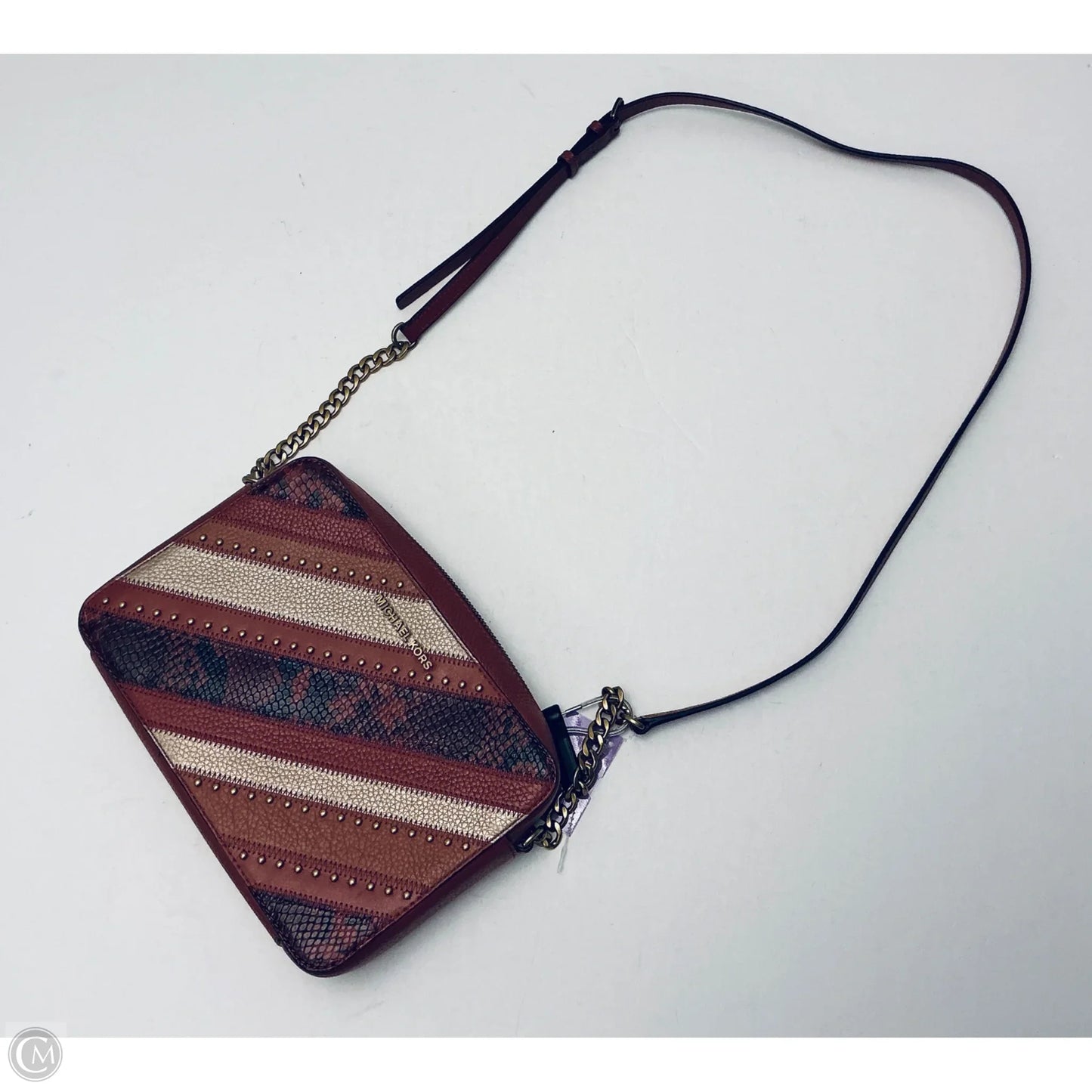 Crossbody Designer By Michael Kors, Size: Medium