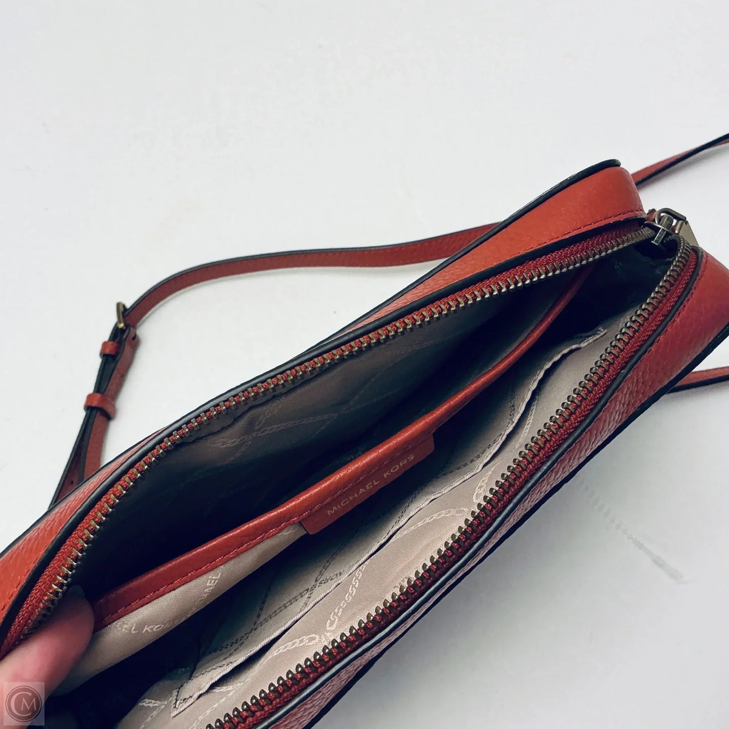 Crossbody Designer By Michael Kors, Size: Medium