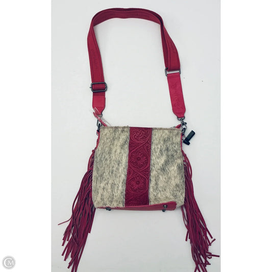 Handbag Leather By Clothes Mentor, Size: Medium