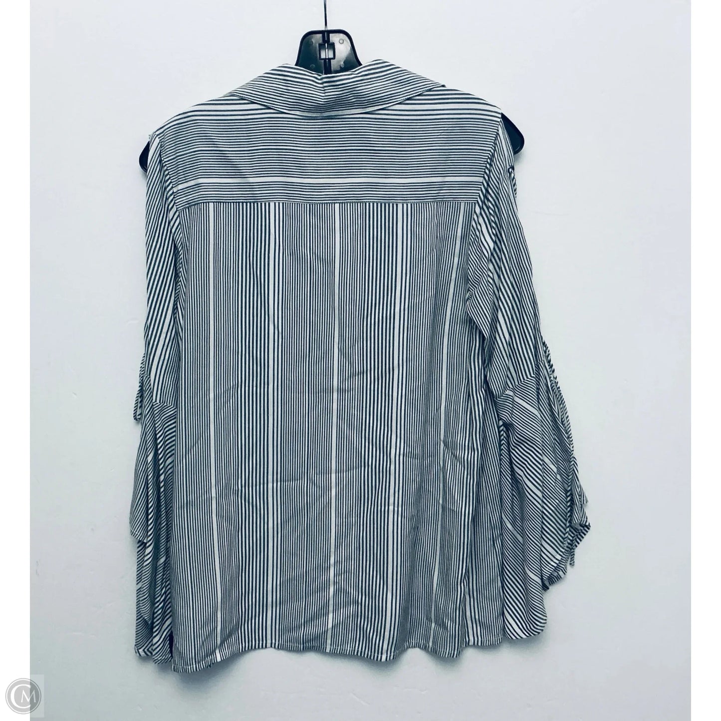 Top Long Sleeve By Jessica Simpson In Striped Pattern, Size: S