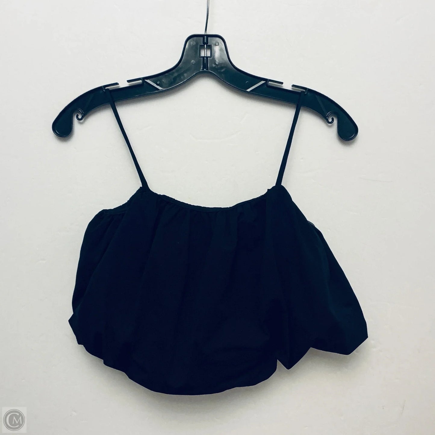 Top Sleeveless By H&m In Black, Size: S