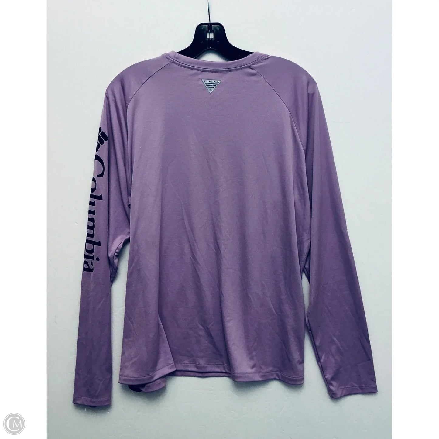 Top Long Sleeve Basic By Columbia In Purple, Size: Xxl