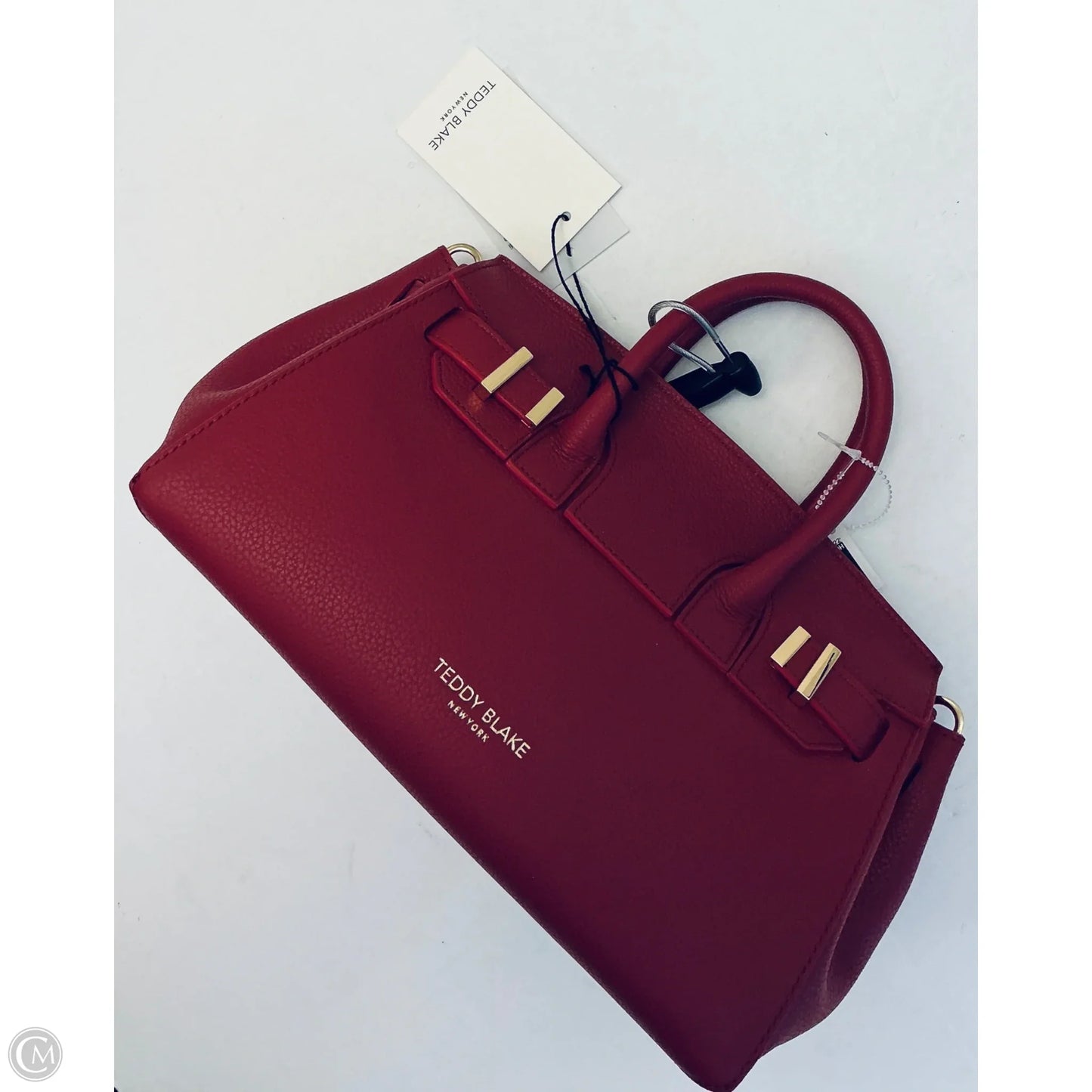 Handbag Leather By Cma, Size: Medium