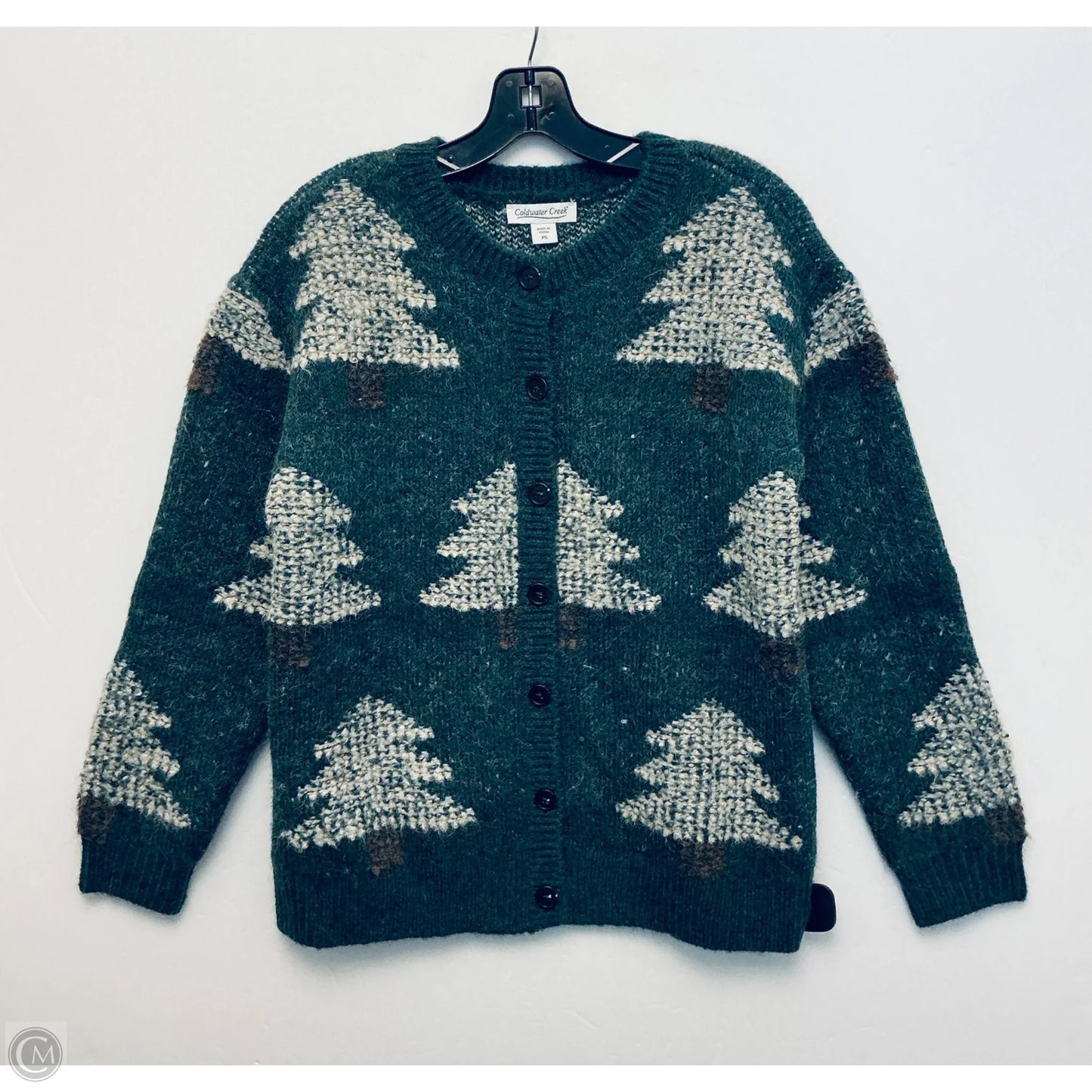 Sweater Cardigan By Coldwater Creek In Blue, Size: Sp