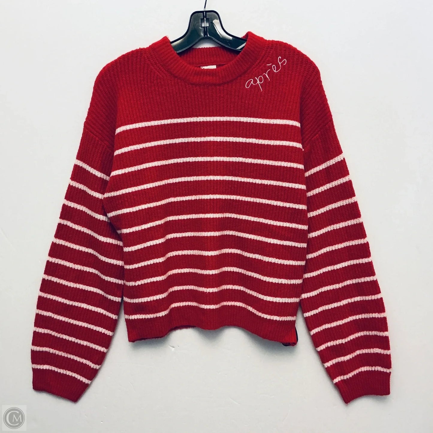 Sweater By A New Day In Red & White, Size: Xs