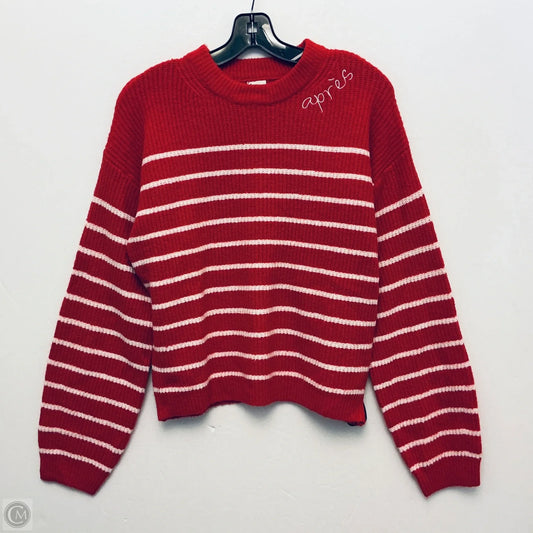 Sweater By A New Day In Red & White, Size: Xs