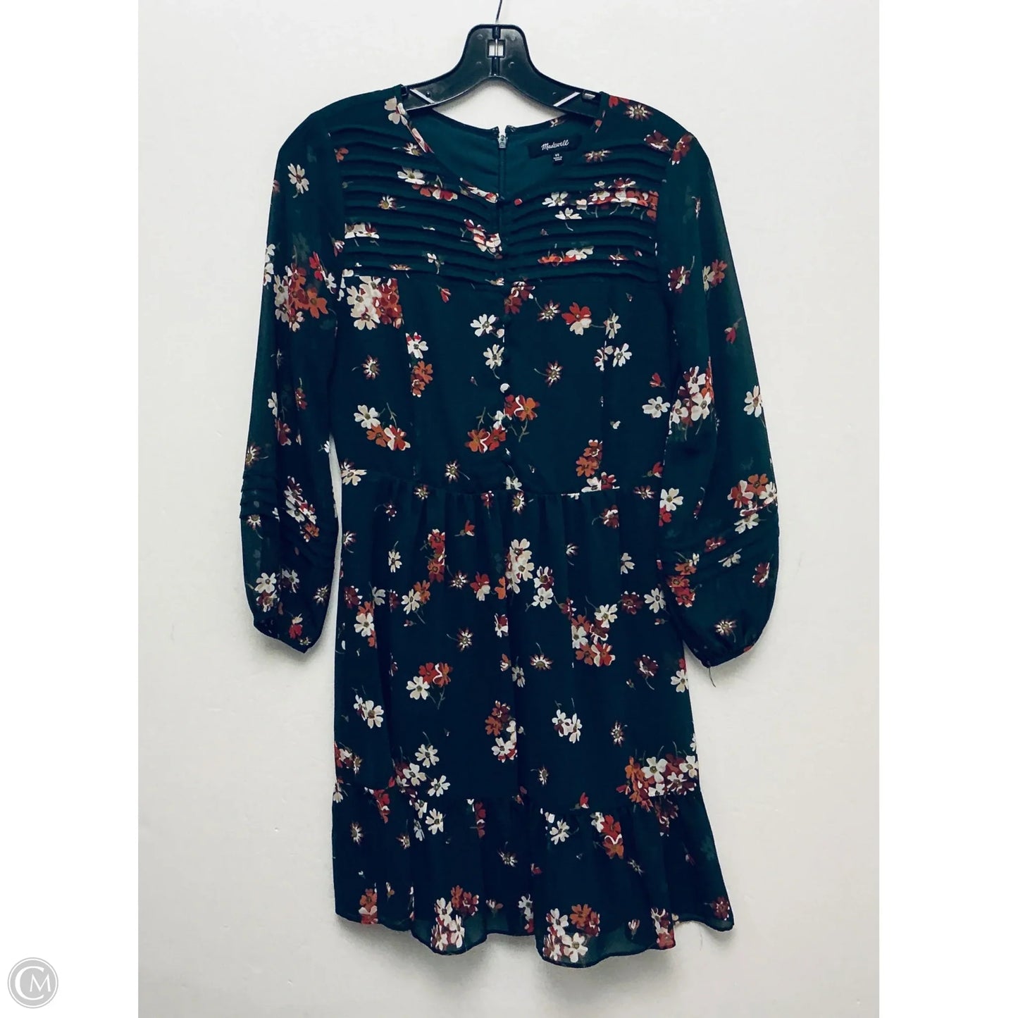 Dress Casual Midi By Madewell In Green, Size: Xs