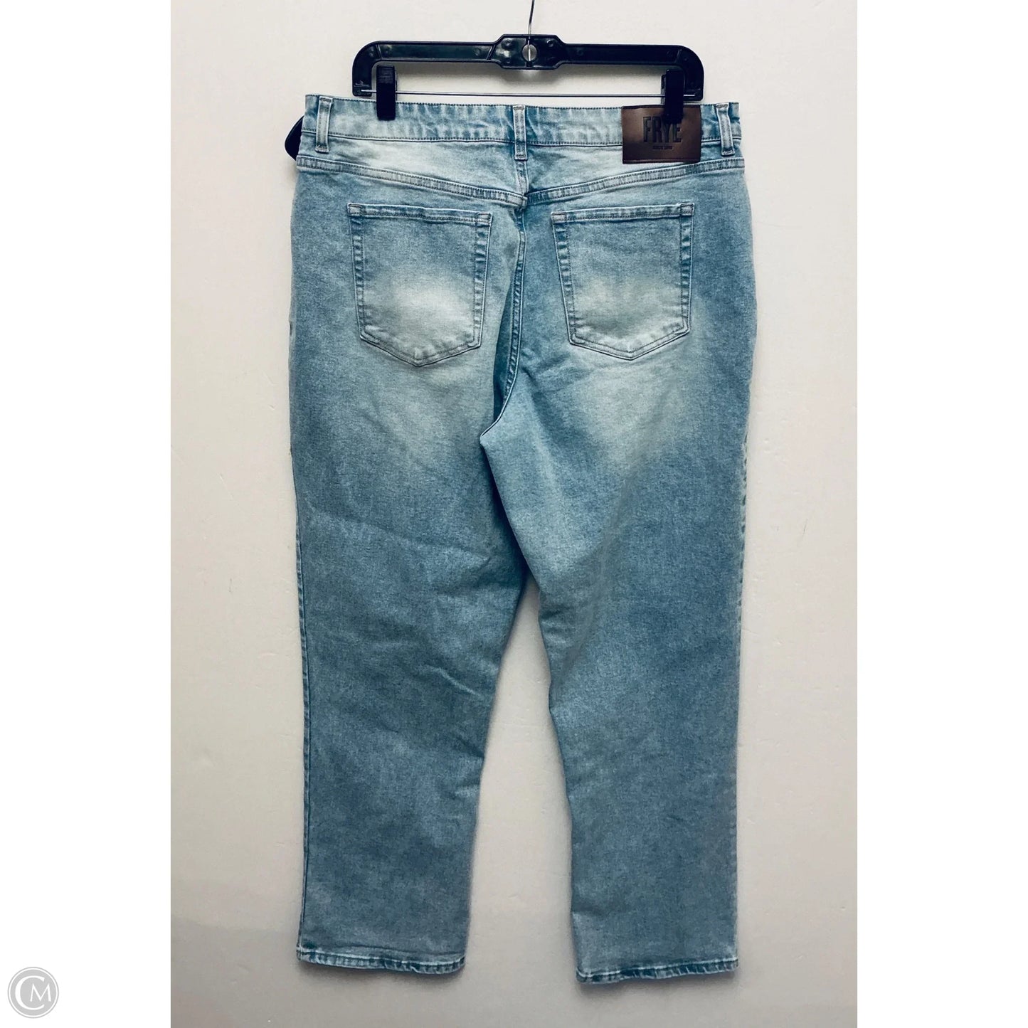 Jeans Designer By Frye In Blue Denim, Size: 12