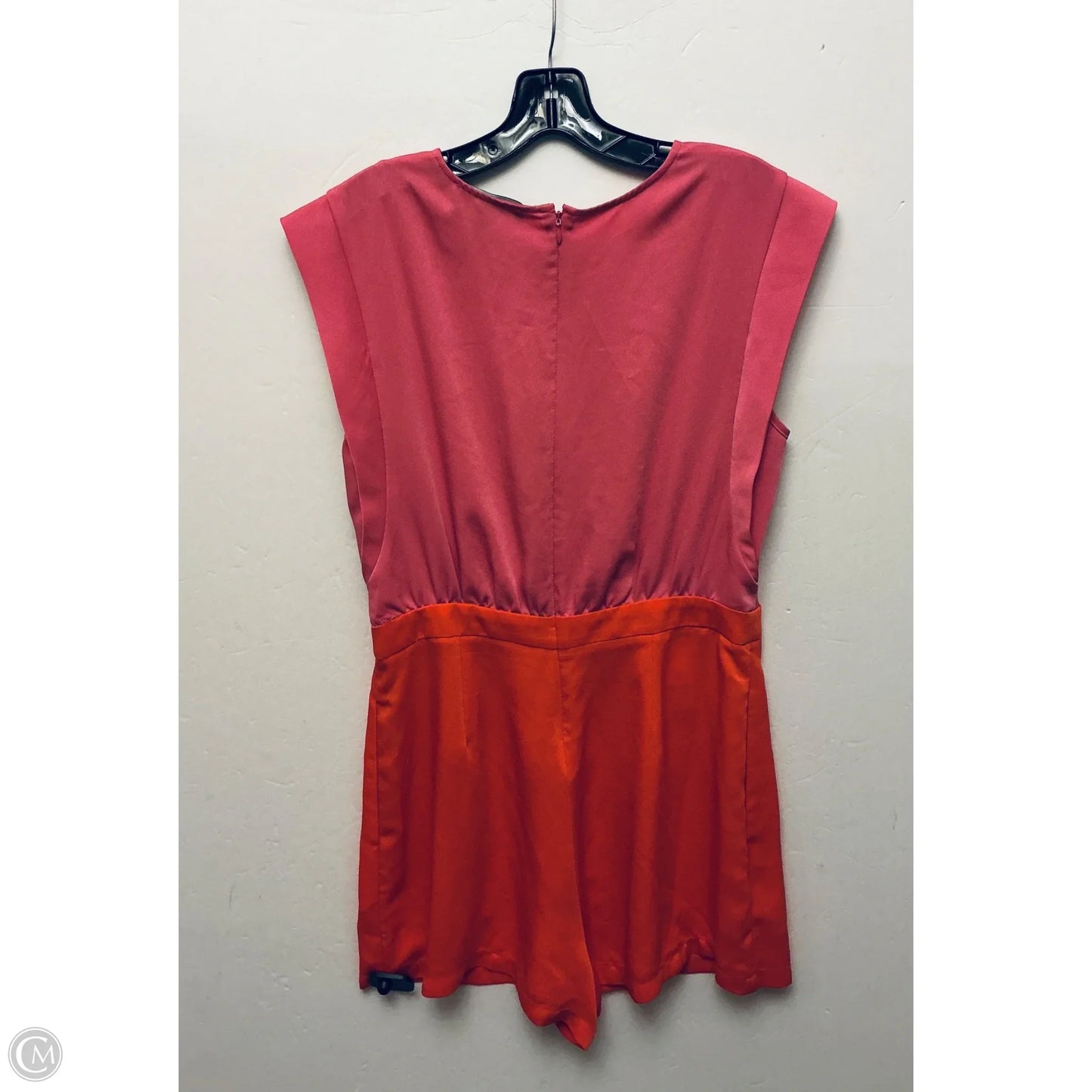 Romper By Bcbgmaxazria In Orange & Pink, Size: M
