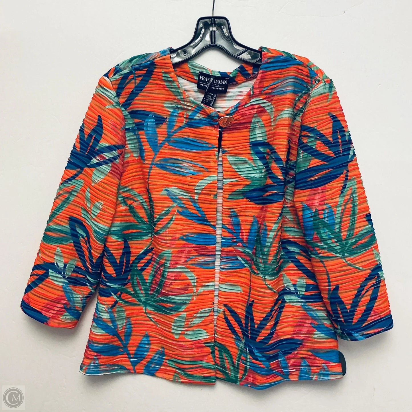 Blazer By Frank Lyman In Orange, Size: L