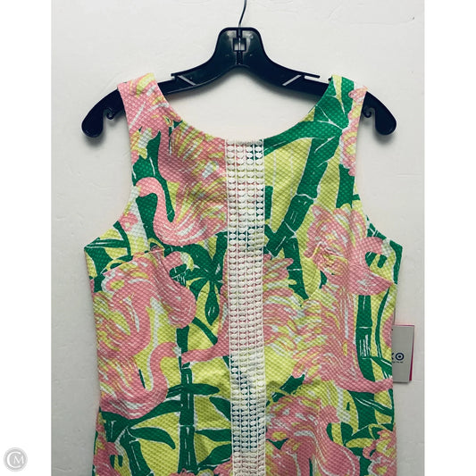 Dress Designer By Lilly Pulitzer In Floral Print, Size: 14
