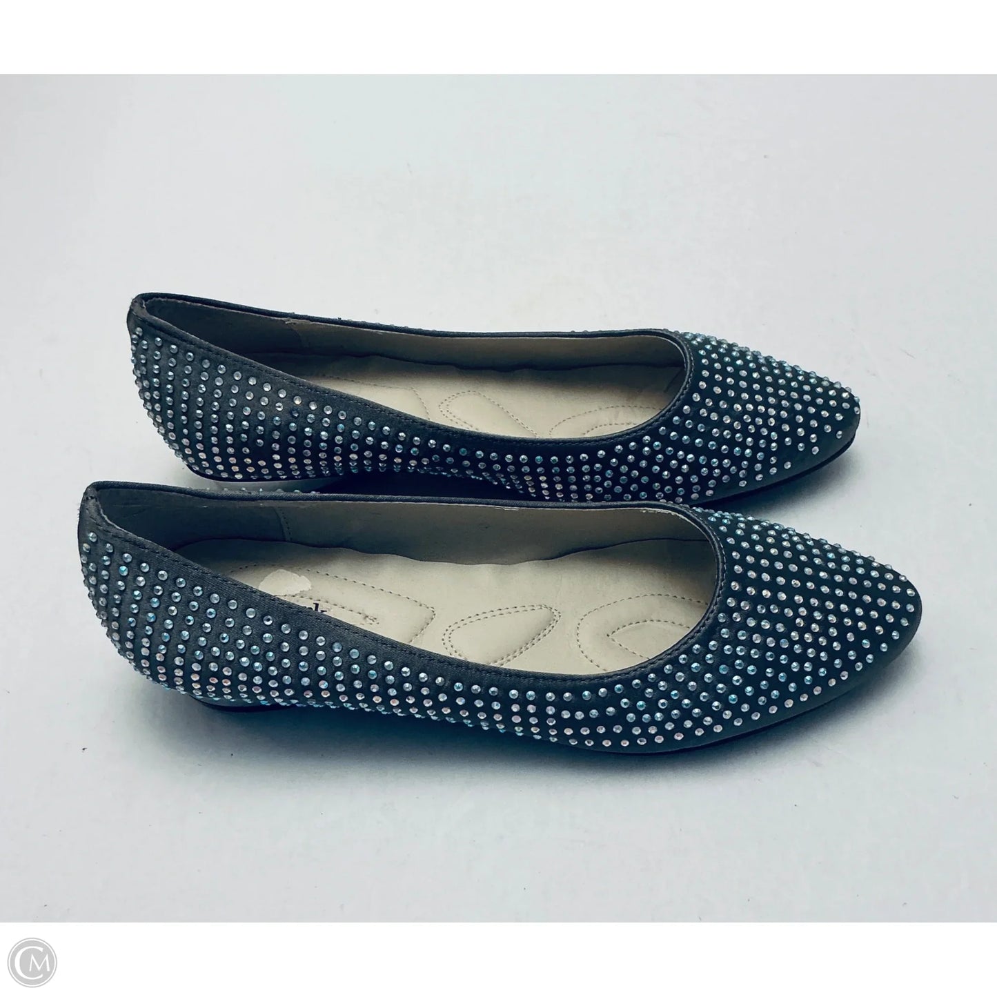 Shoes Flats By Mark In Silver, Size: 8