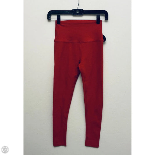 Athletic Leggings By Beyond Yoga In Red, Size: Xs