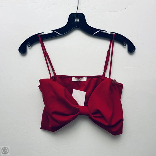 Top Sleeveless By Clothes Mentor In Red, Size: S