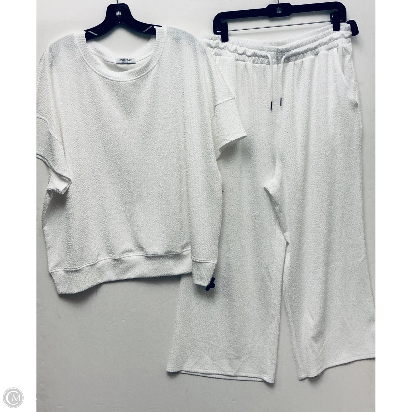 Pants Set 2pc By Clothes Mentor In White, Size: Xl