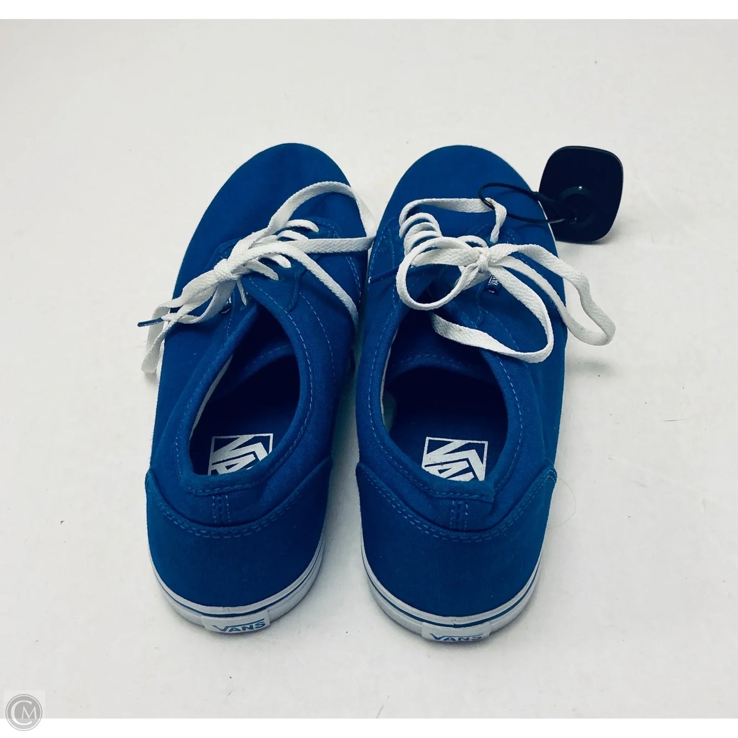 Shoes Flats By Vans In Blue, Size: 10