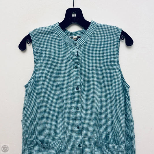 Dress Casual Short By Eileen Fisher In Green, Size: S