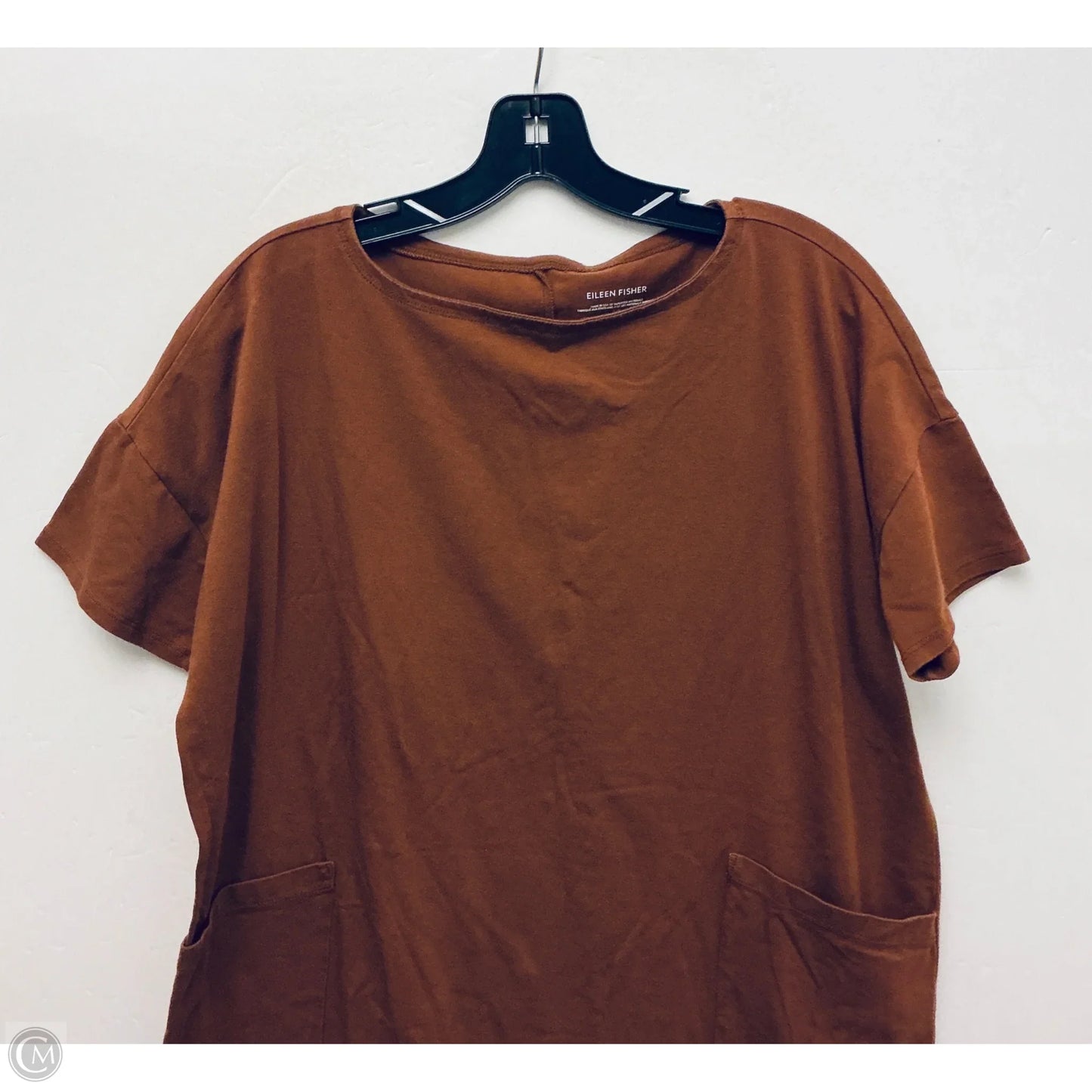 Dress Casual Short By Eileen Fisher In Brown, Size: S