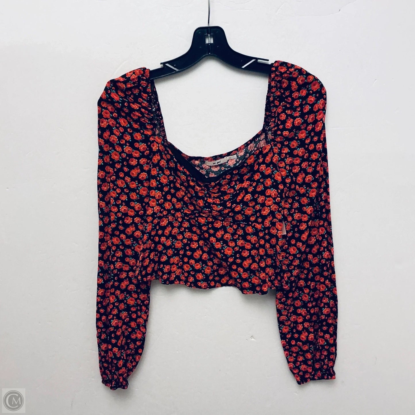 Top Long Sleeve By Mi Ami In Floral Print, Size: M