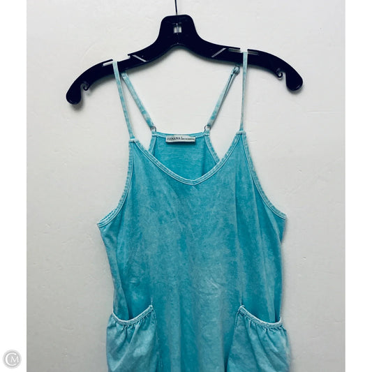 Romper By Zenana In Teal, Size: S