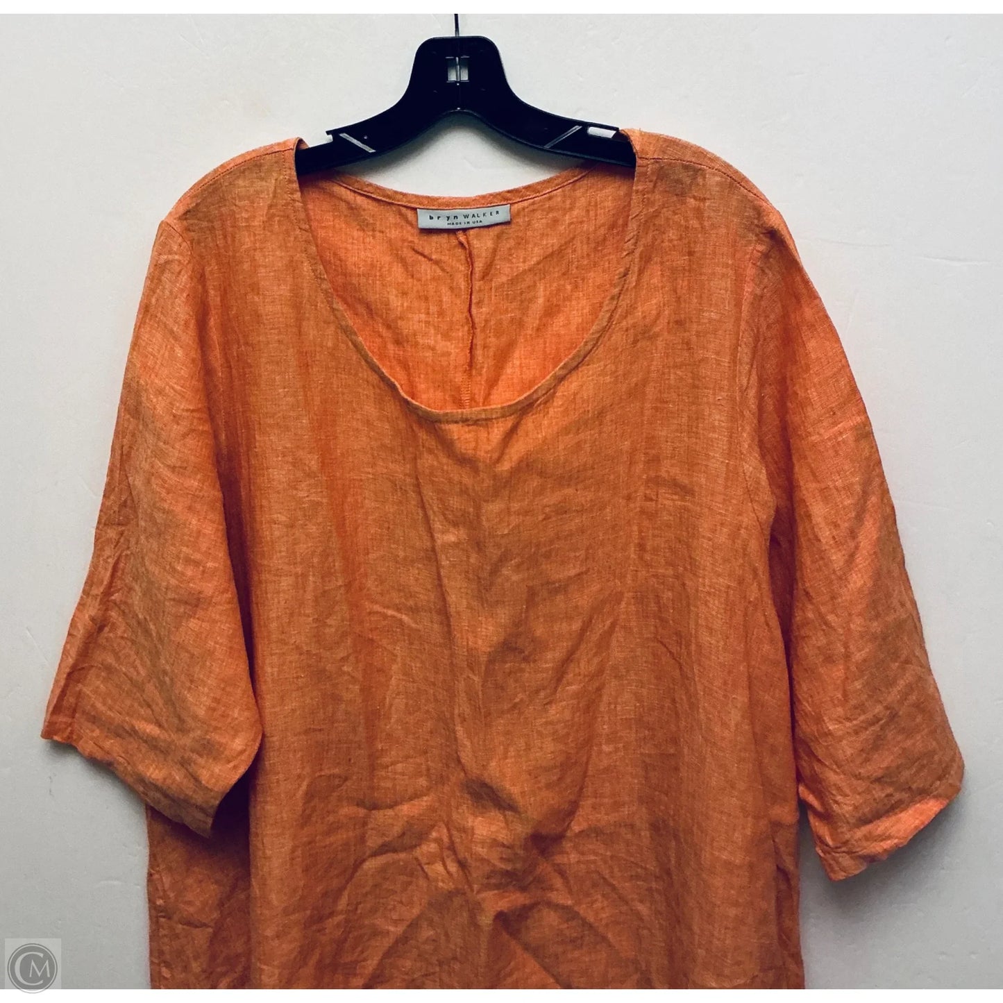 Dress Casual Midi By Bryn Walker In Orange, Size: Xl