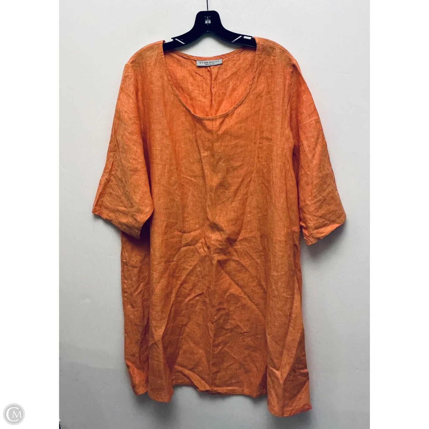 Dress Casual Midi By Bryn Walker In Orange, Size: Xl