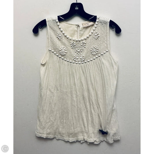 Top Sleeveless By Moulinette Soeurs In White, Size: S