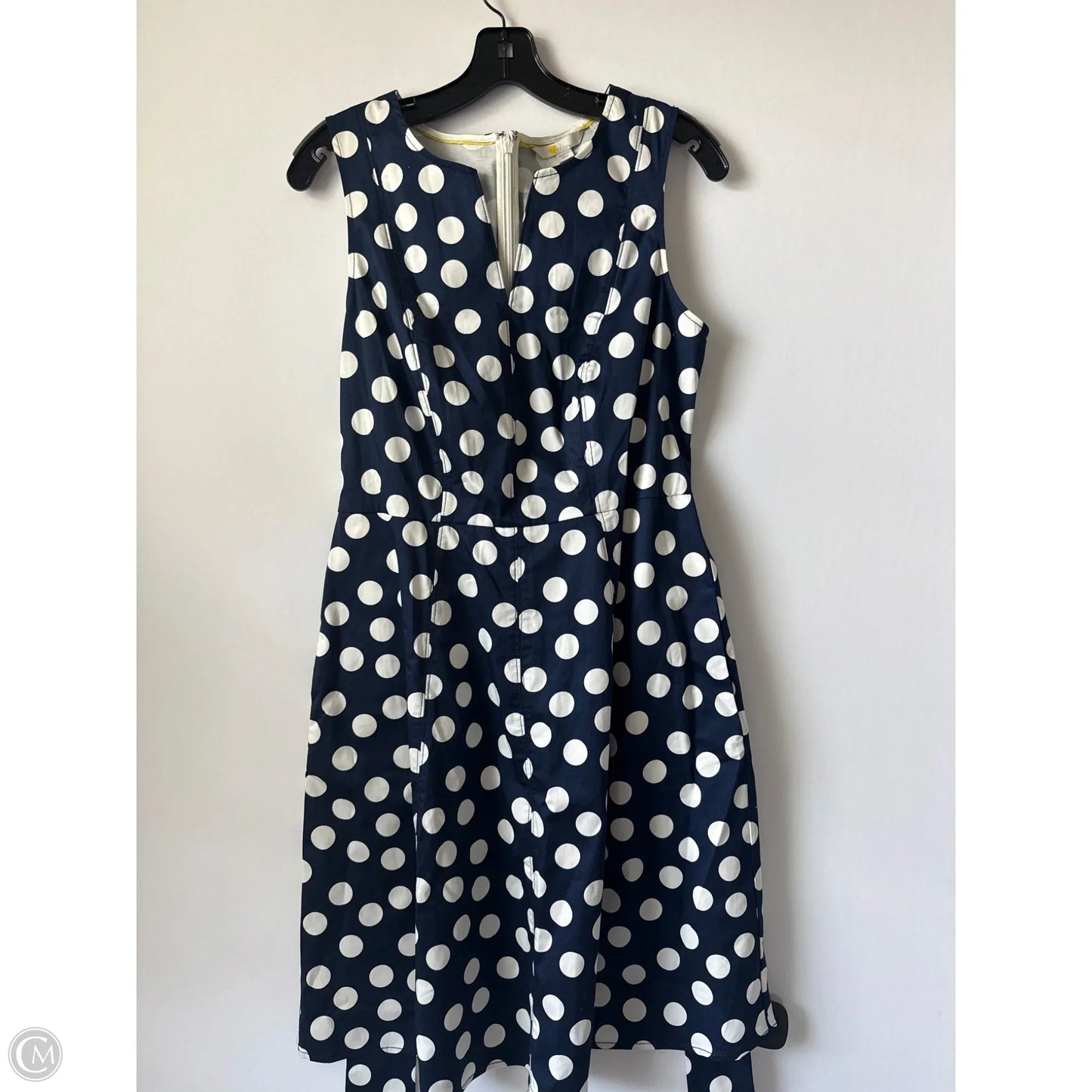Dress Casual Midi By Boden In Polkadot Pattern, Size: M