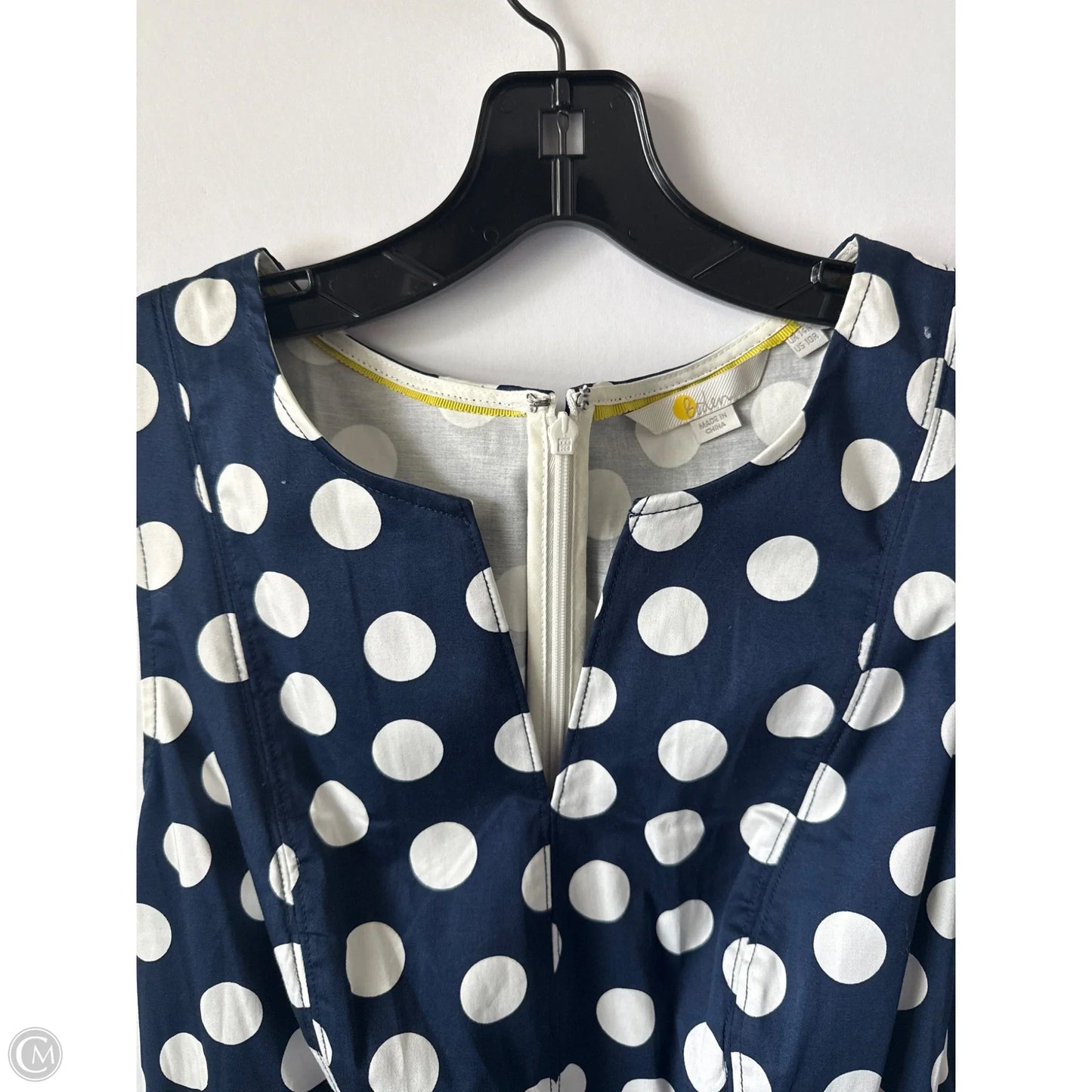 Dress Casual Midi By Boden In Polkadot Pattern, Size: M