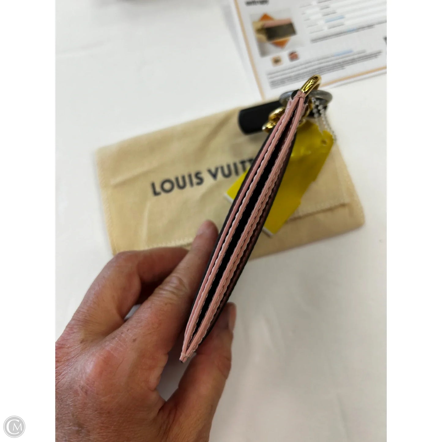 Id/card Holder Luxury Designer By Louis Vuitton