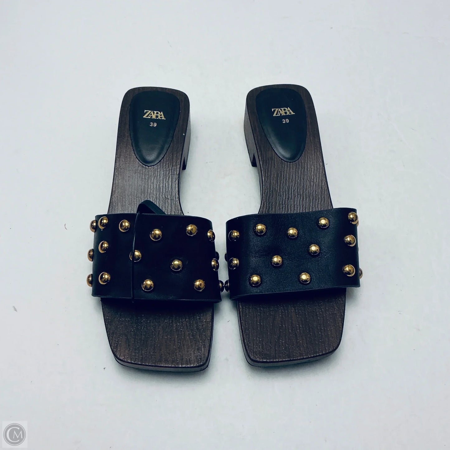 Sandals Flats By Zara In Black & Brown, Size: 8.5