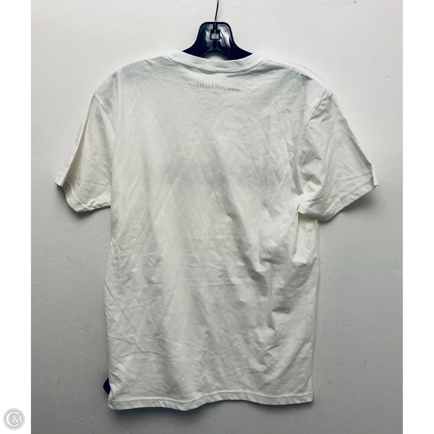 Top Short Sleeve Basic By Clothes Mentor In White, Size: M