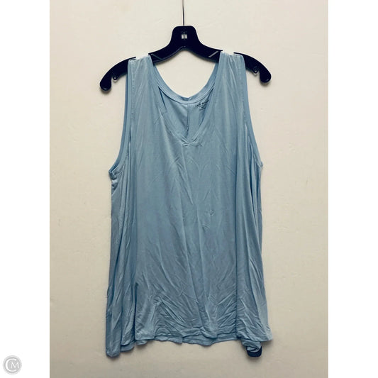 Top Sleeveless By Lane Bryant In Blue, Size: 1x