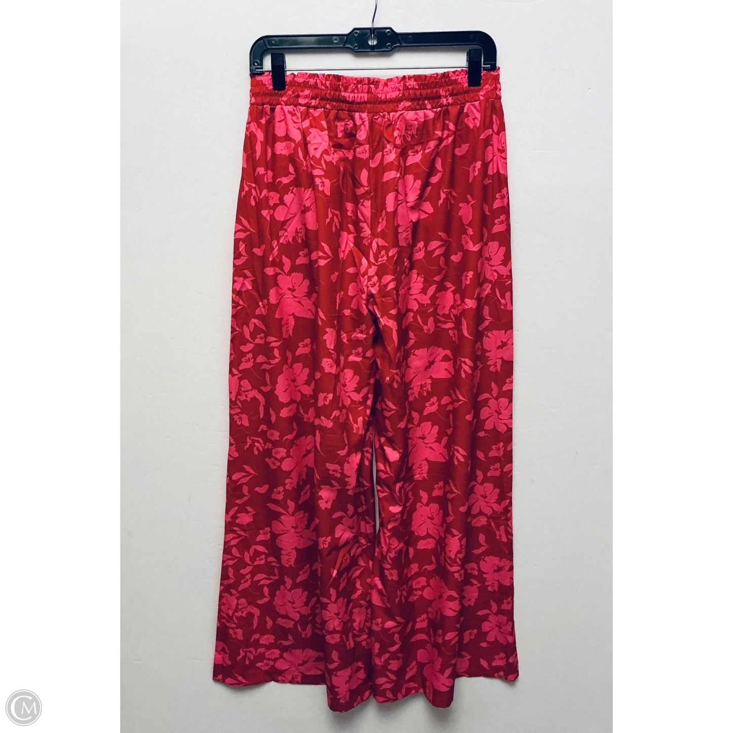 Pants Wide Leg By Clothes Mentor In Pink & Red, Size: L
