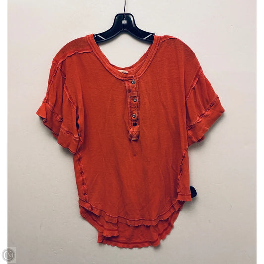 Top Short Sleeve By We The Free In Pink, Size: M
