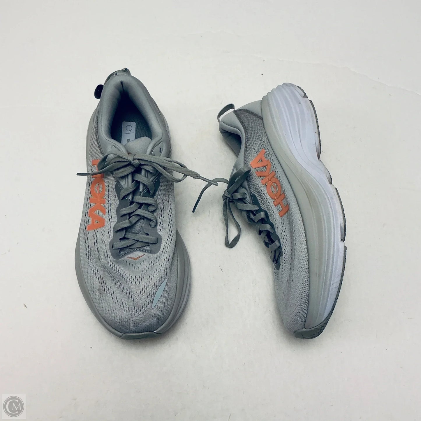 Shoes Athletic By Hoka In Grey, Size: 9.5