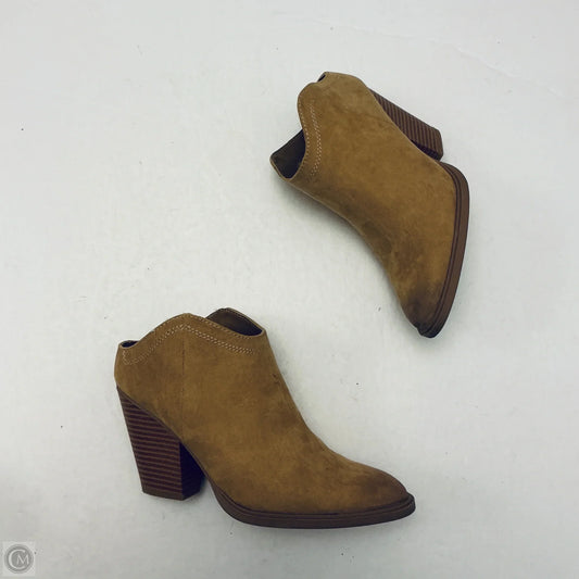 Boots Ankle Heels By Dolce Vita In Tan, Size: 6.5