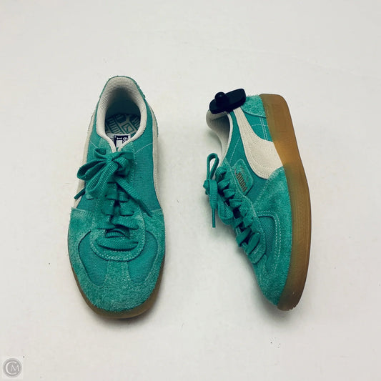 Shoes Sneakers By Puma In Green, Size: 9.5