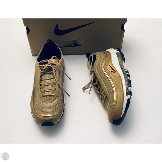 Shoes Athletic By Nike In Gold, Size: 9.5