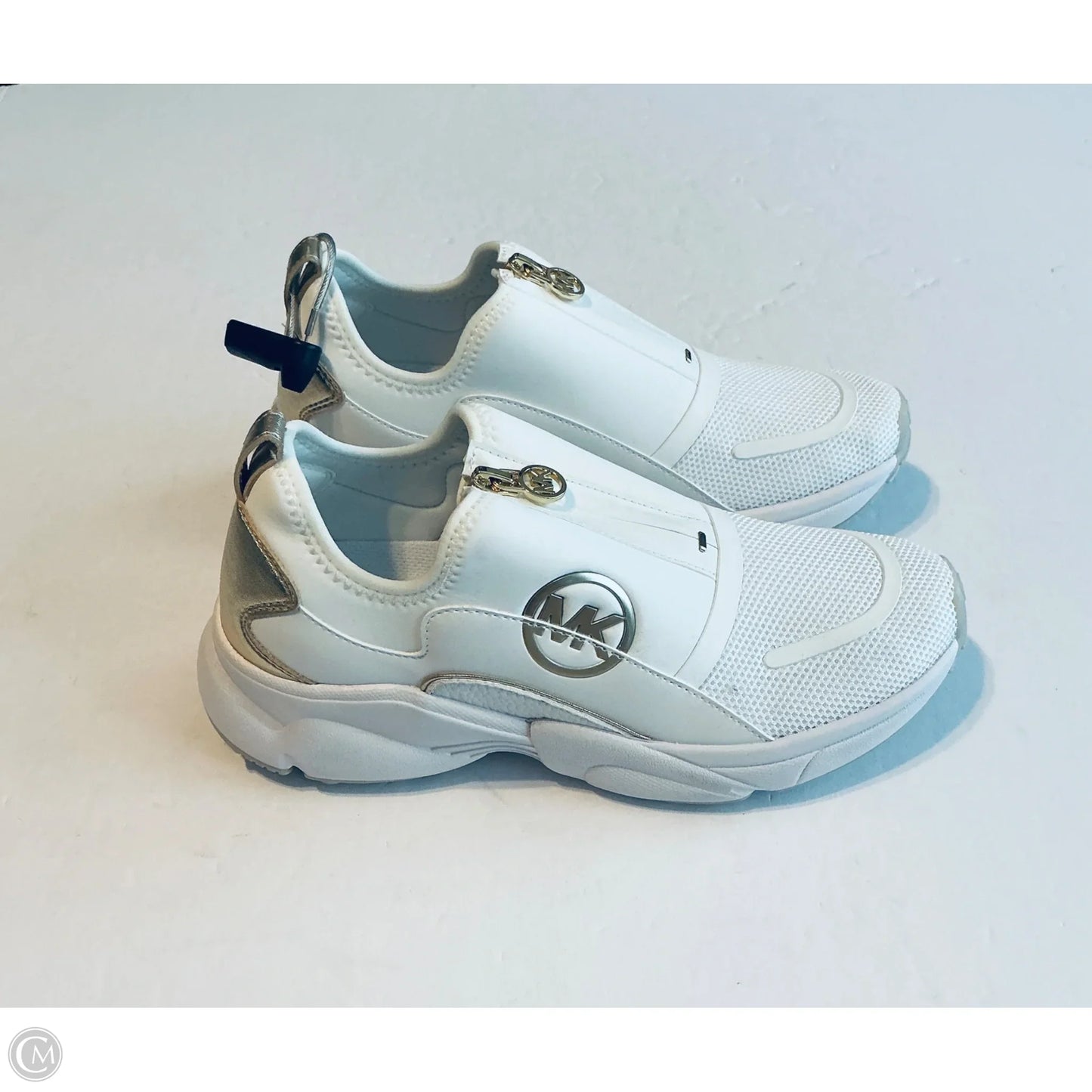 Shoes Designer By Michael Kors In White, Size: 7.5