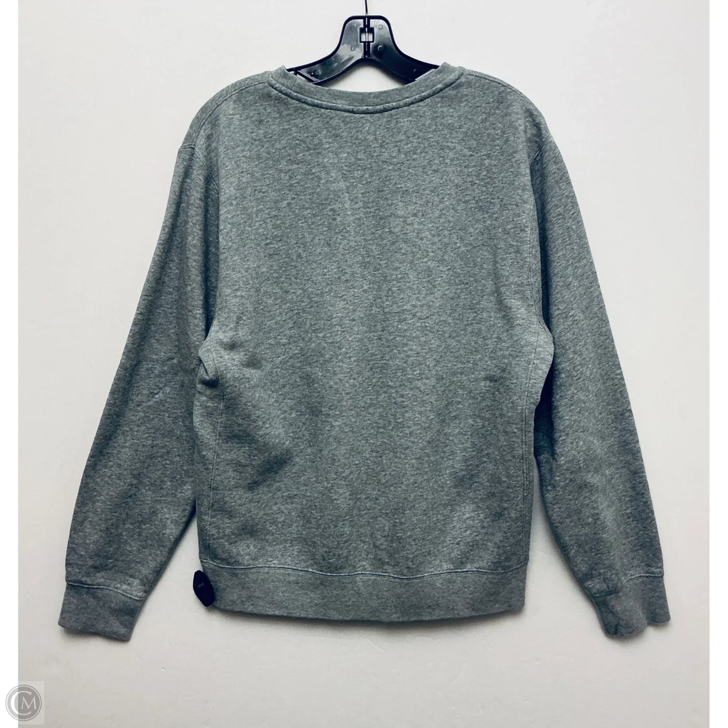 Sweatshirt Crewneck By Nike Apparel In Grey, Size: S