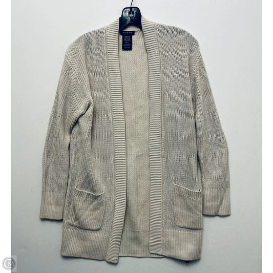 Sweater Cardigan By Clothes Mentor In Beige, Size: S