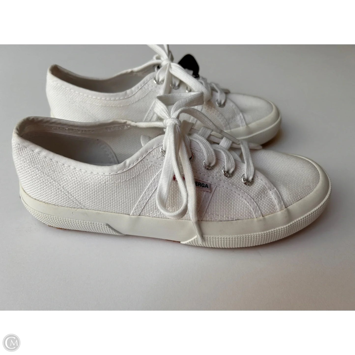 Shoes Sneakers By Superga In White, Size: 7.5