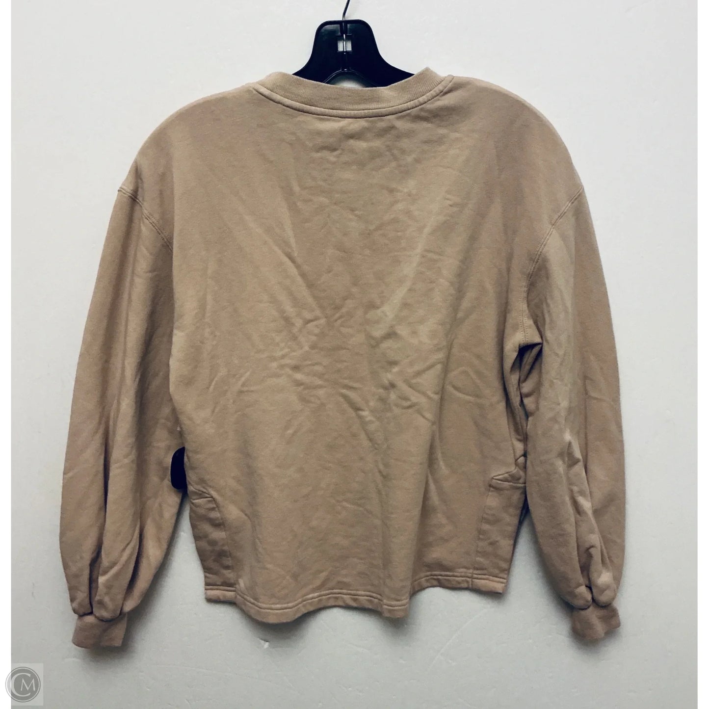 Top Long Sleeve Designer By Alice + Olivia In Tan, Size: Xs