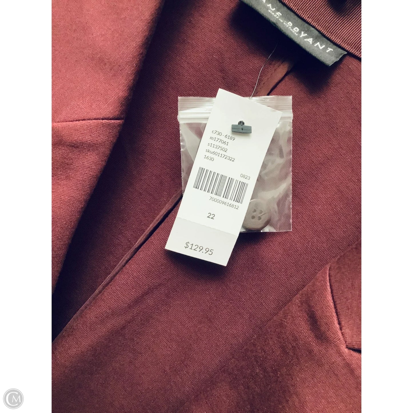 Blazer By Lane Bryant In Red, Size: 2x