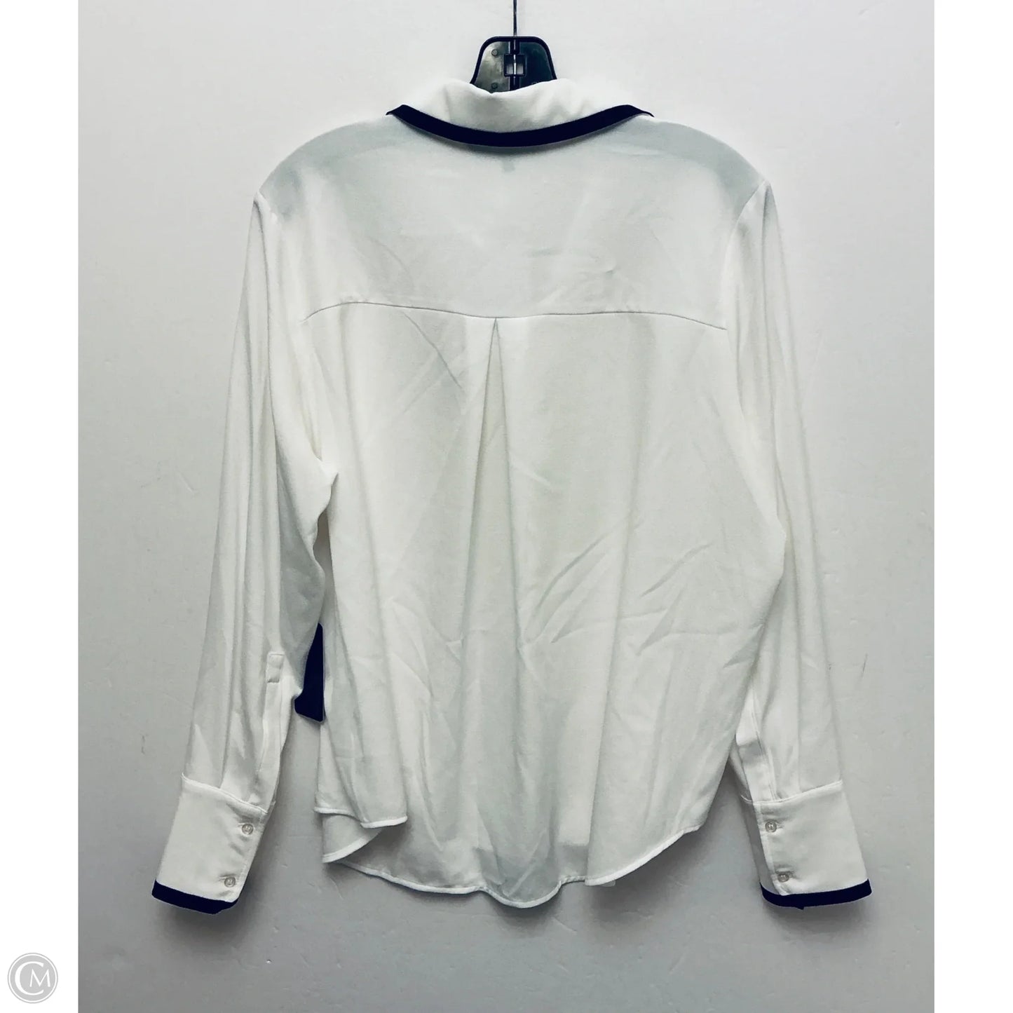 Top Long Sleeve By Rachel Zoe In White, Size: M