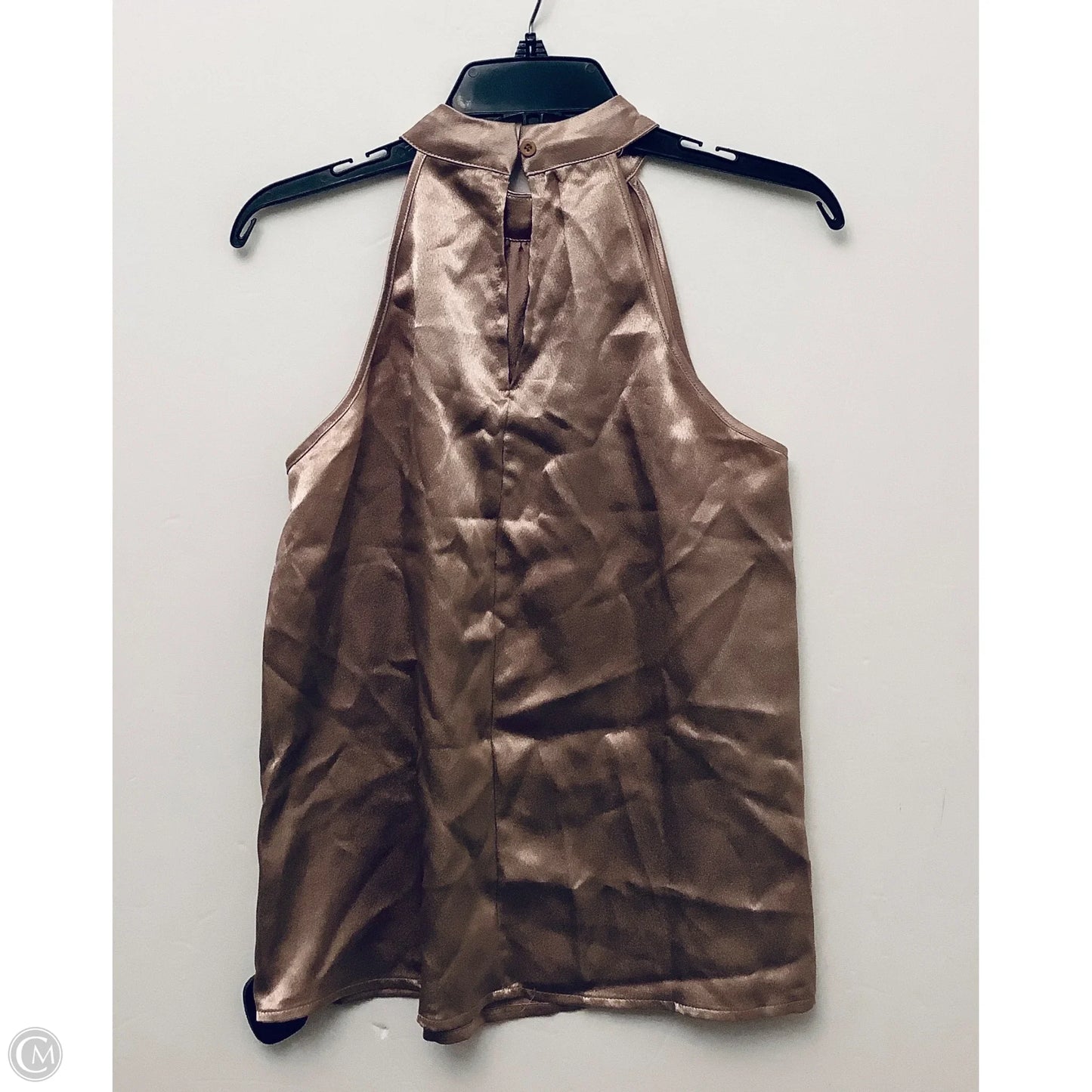 Top Sleeveless By Clothes Mentor In Gold, Size: L