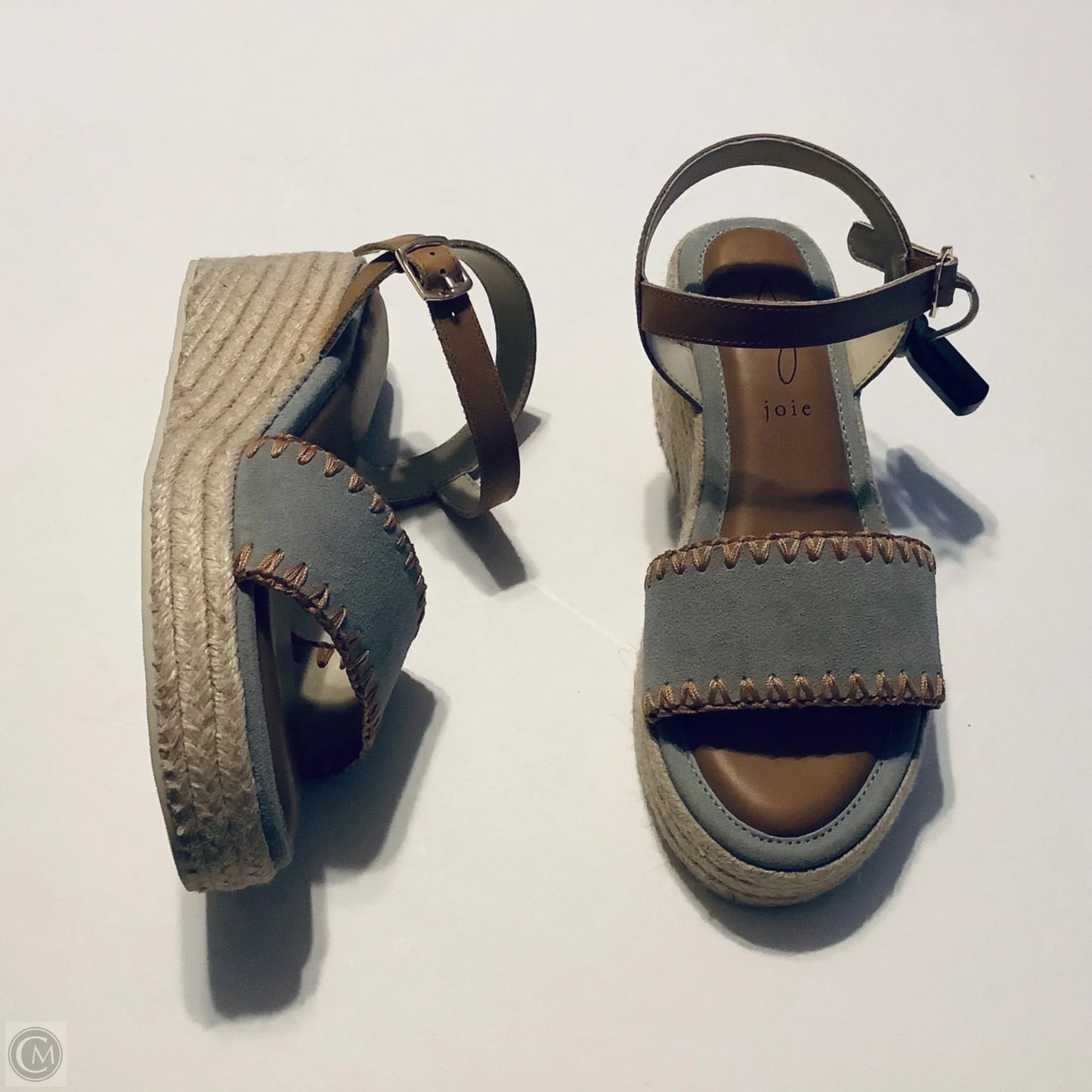 Sandals Heels Wedge By Joie In Multi-colored, Size: 7.5